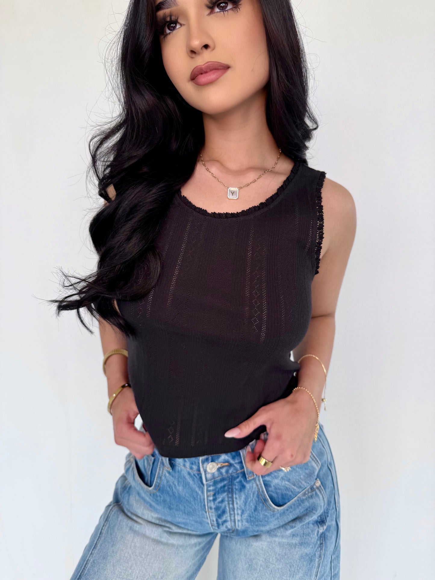 Barsa basic black tee