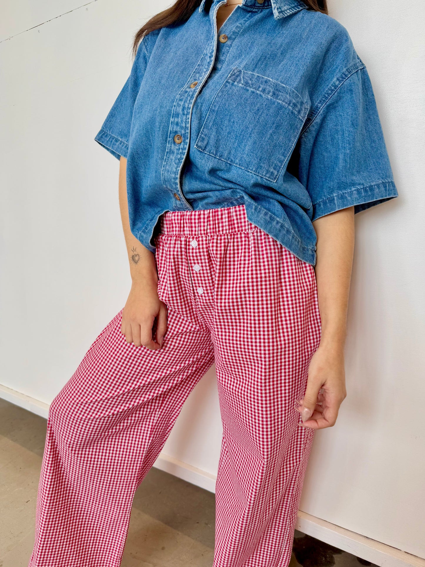 Annie gingham pants