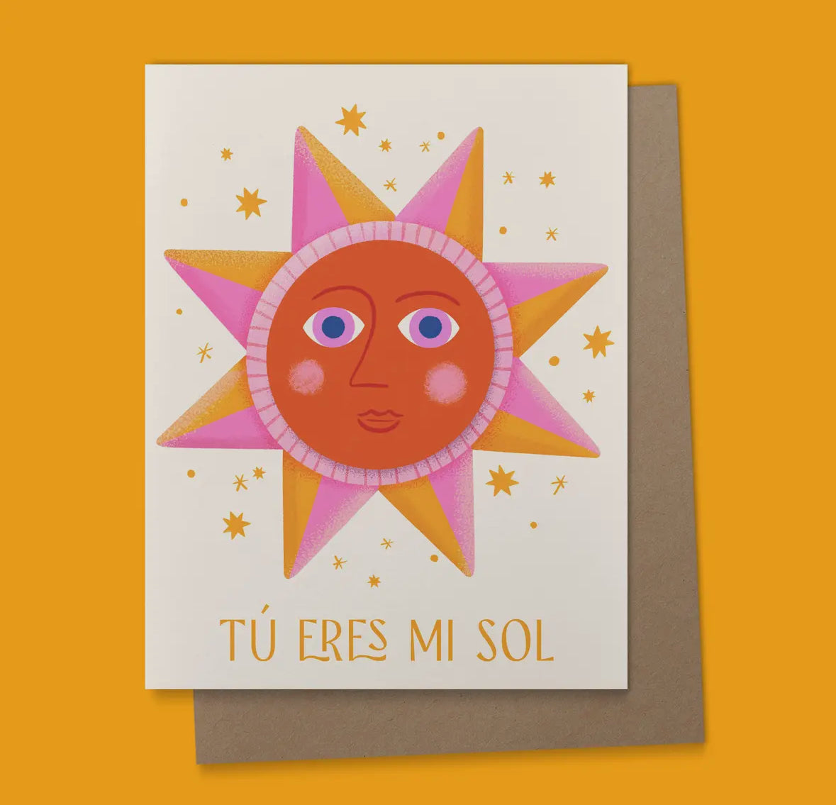 tu eres mi sol greeting card