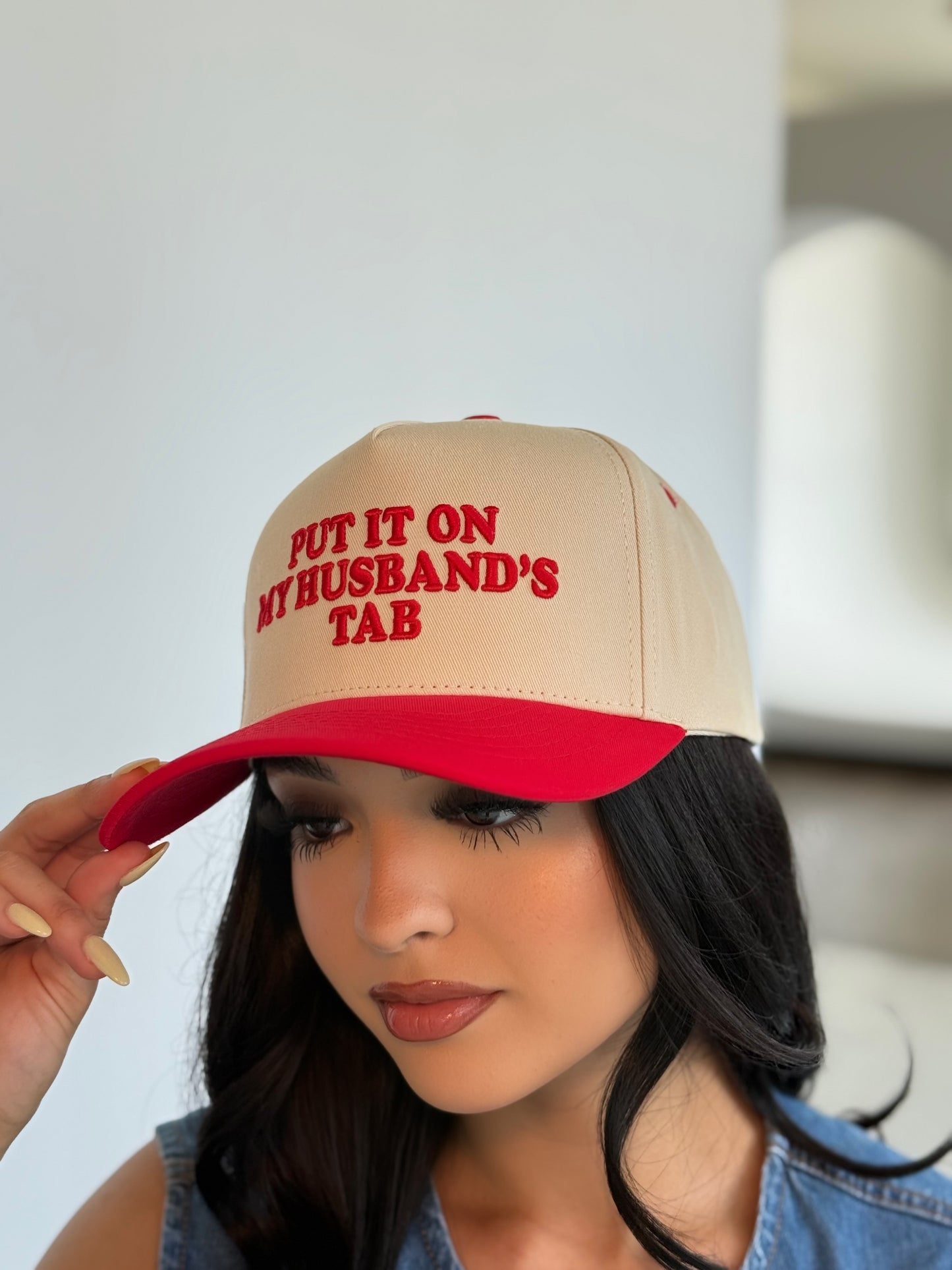 Put it on my husbands tab-red