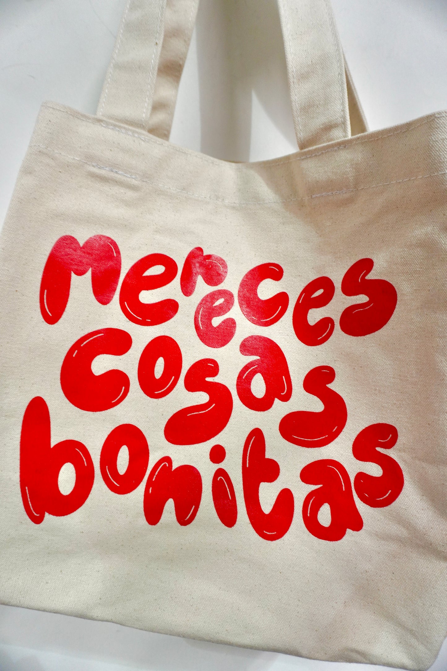 mereces cosas bonitas tote bag