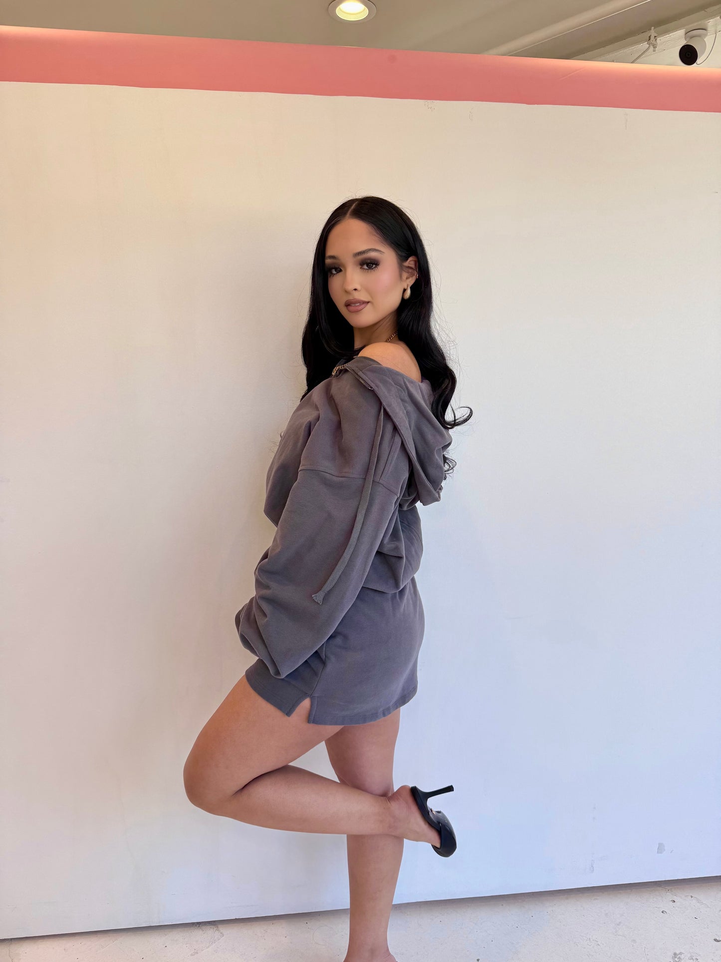 Charlie charcoal knit sweater