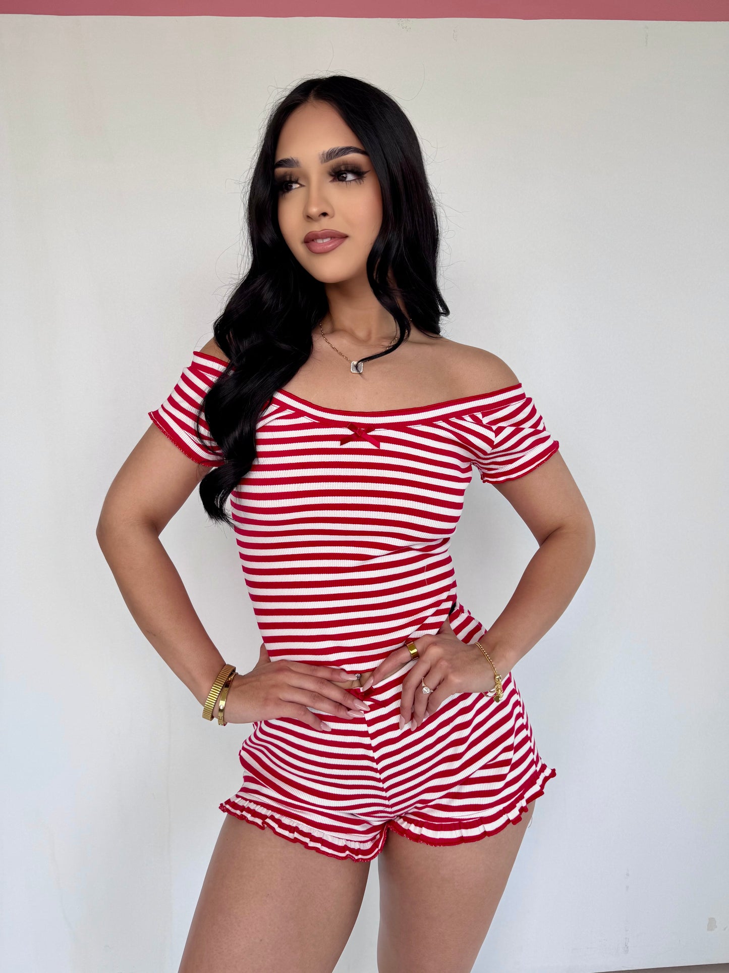 Gone, gone red shorts