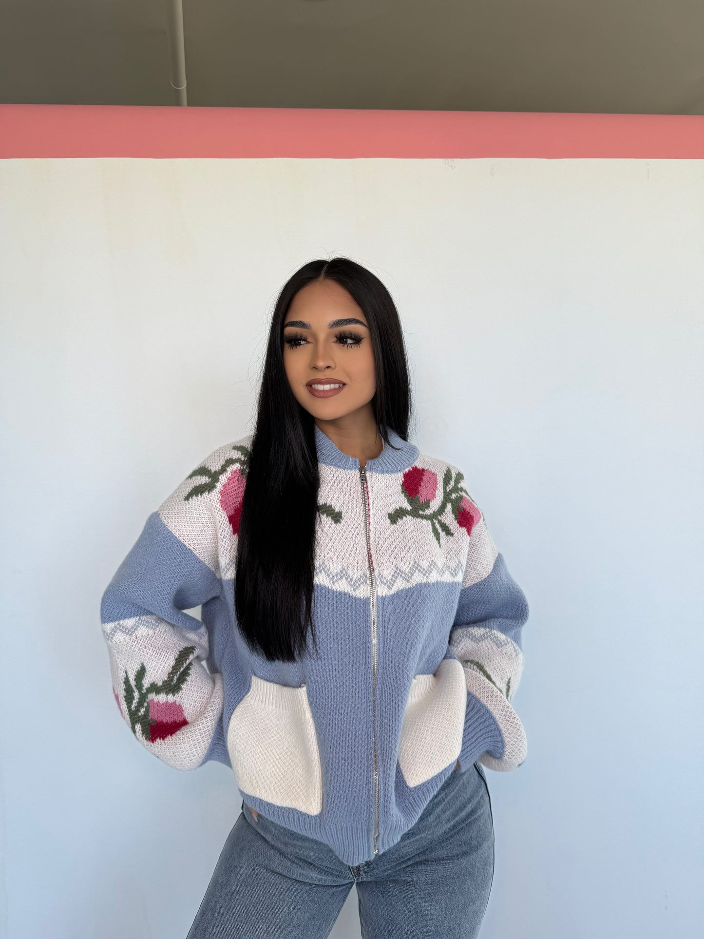 Tulipanes de primavera sweater