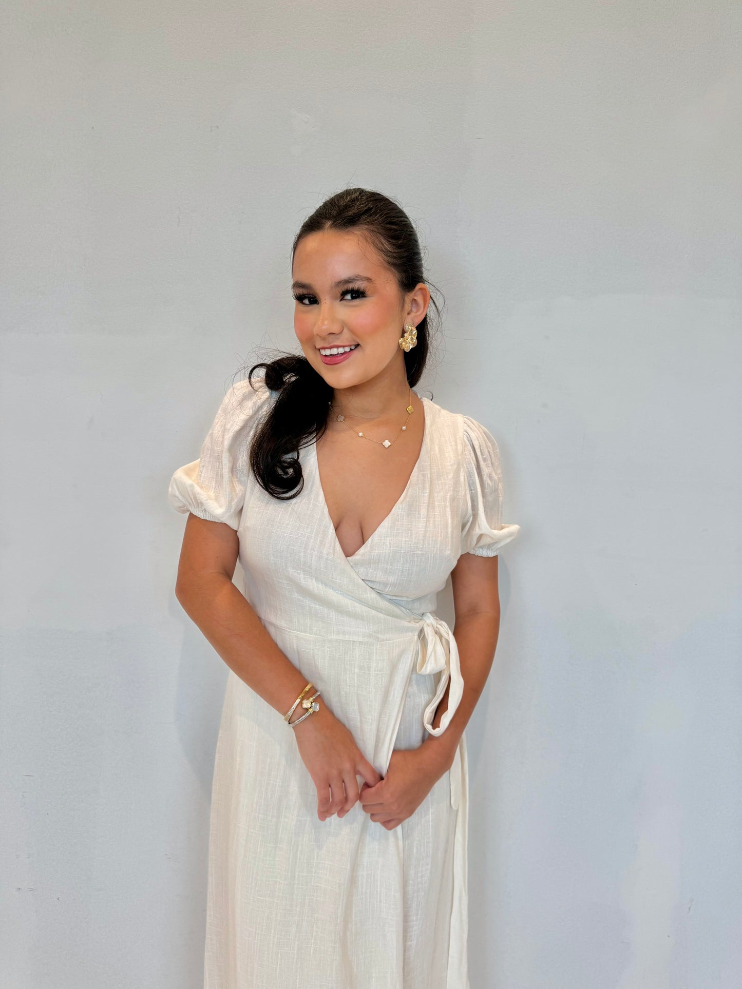 hayden linen maxi