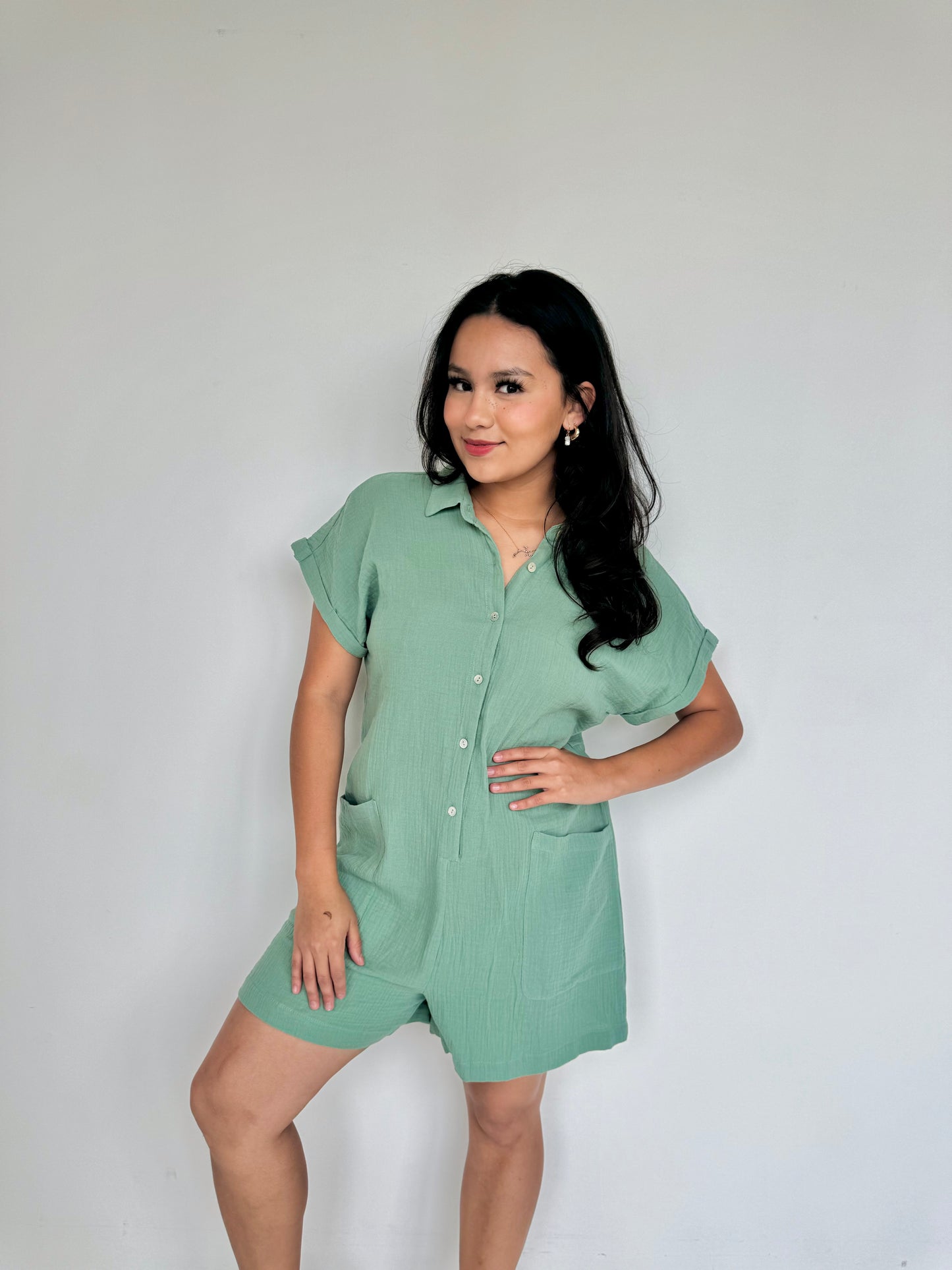 ava cotton romper