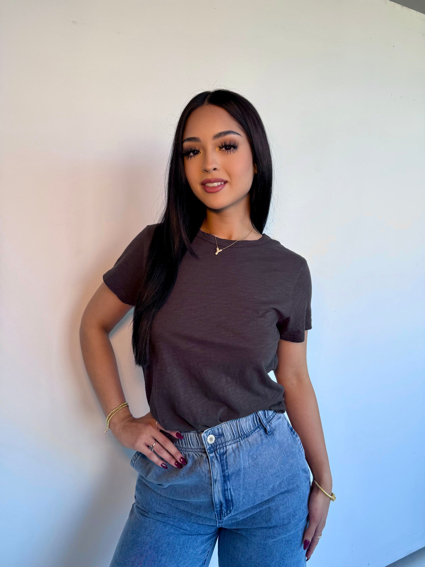 Reptilla charcoal tee