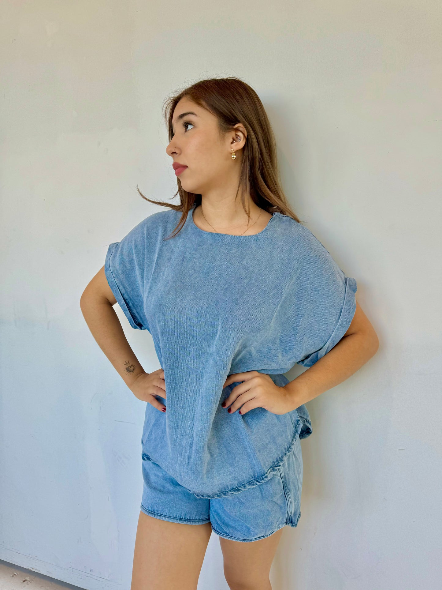 Debi denim shorts