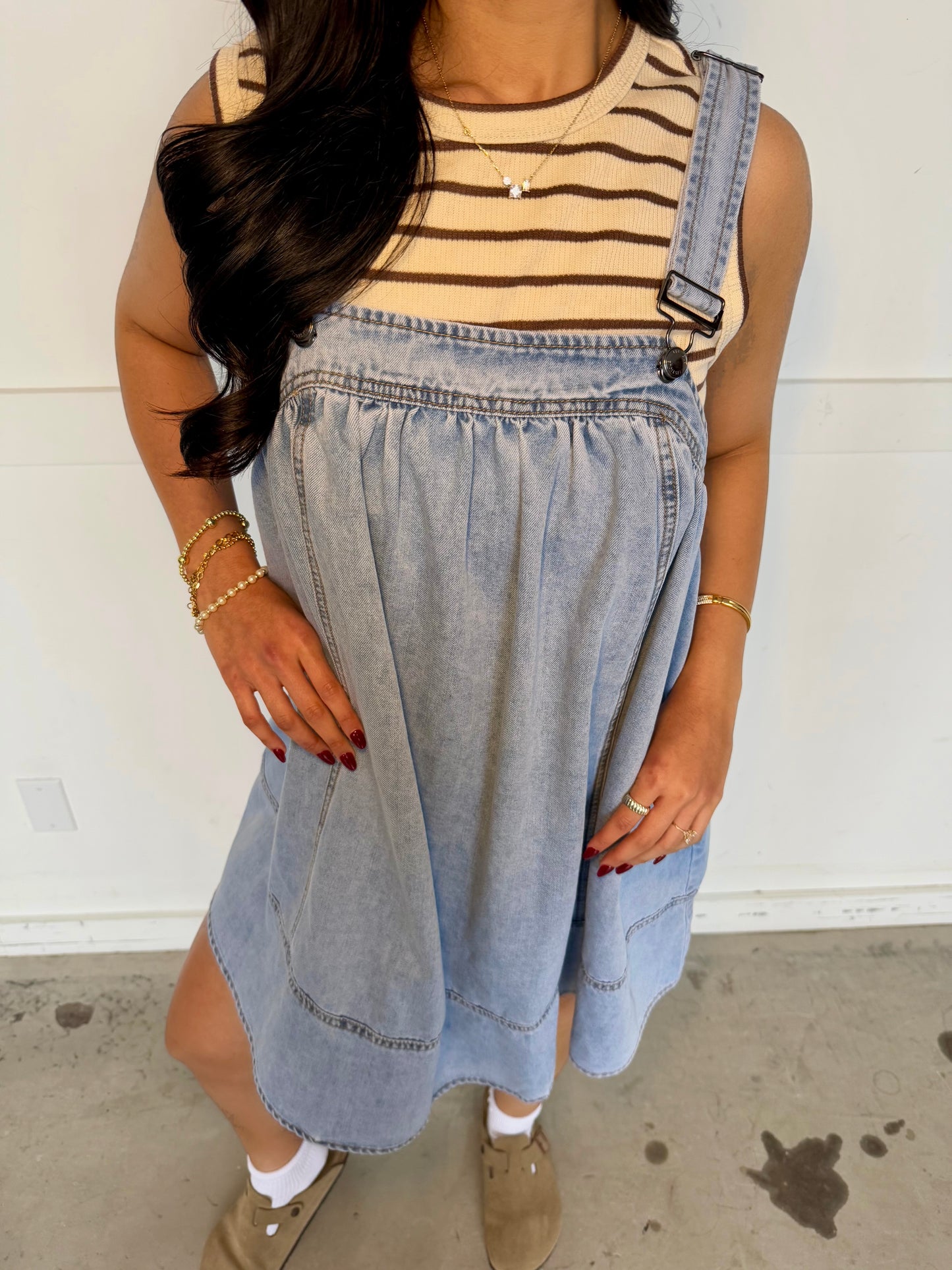 Lejos de ti denim dress