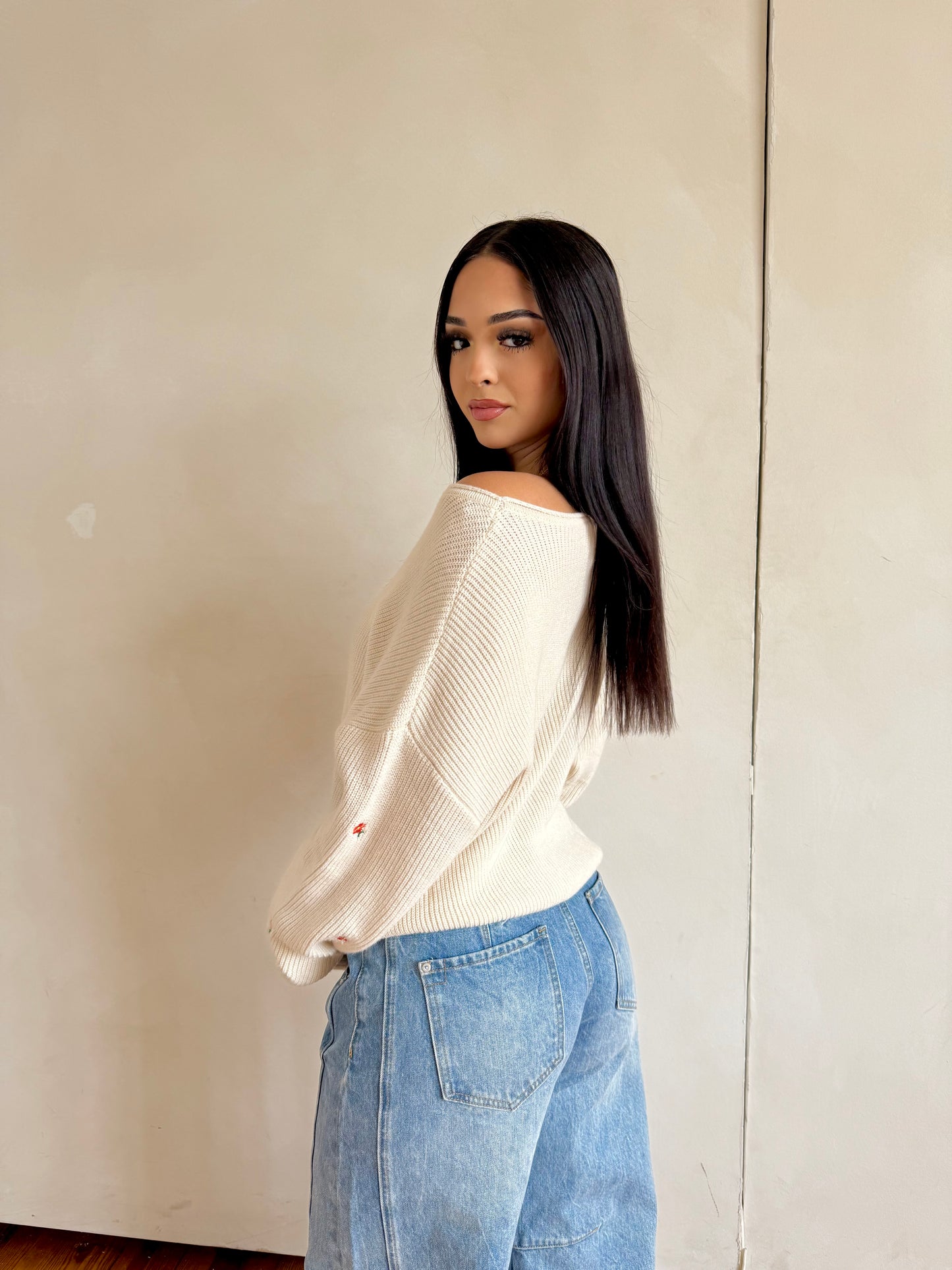 Cosima papaya sweater