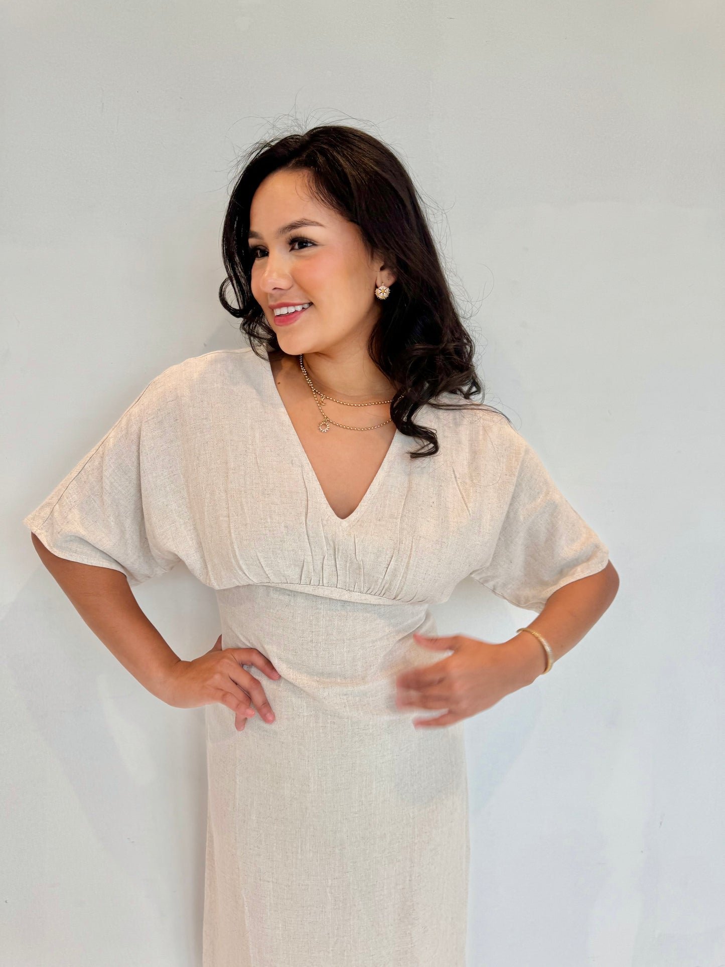 treasure linen dress