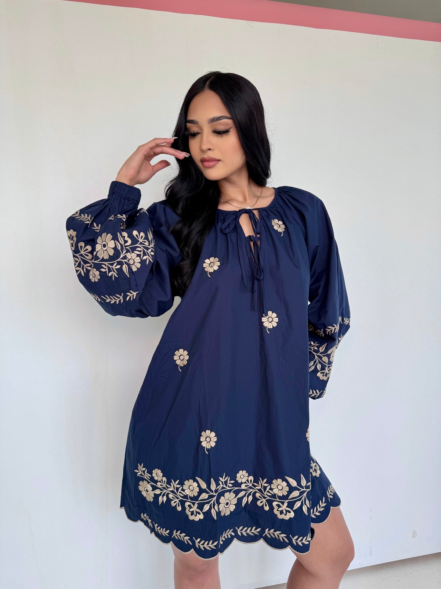 Si nos dejan dress- navy