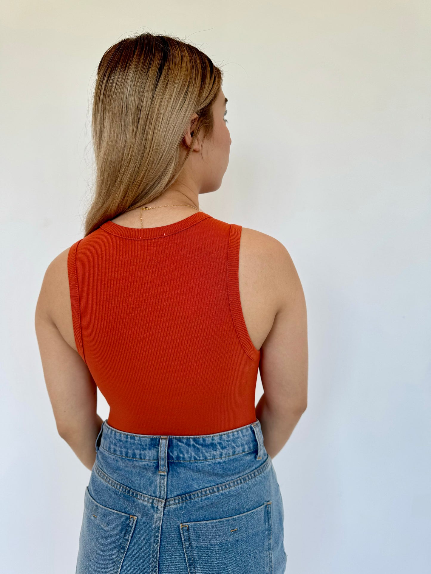 Amanda Round neck bodysuit