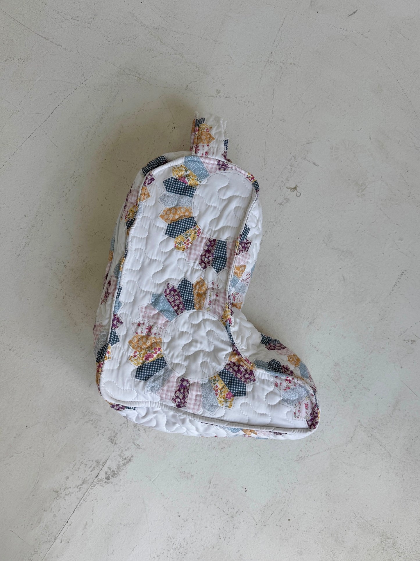 Frankie patchwork boot bag