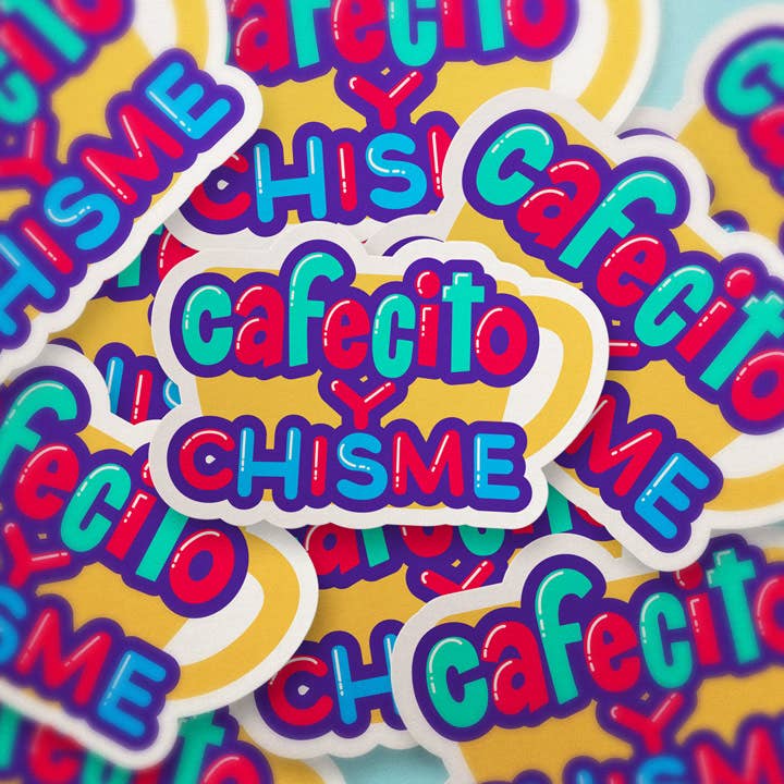Cafecito y Chisme Sticker