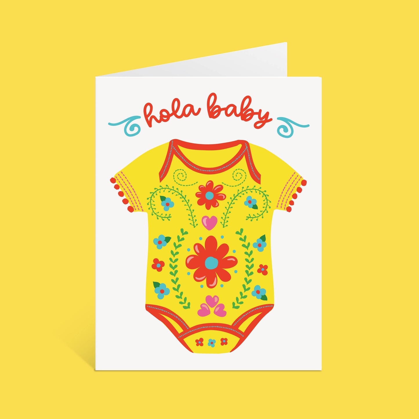 Hola Baby | New Baby Card in Spanish (A2)