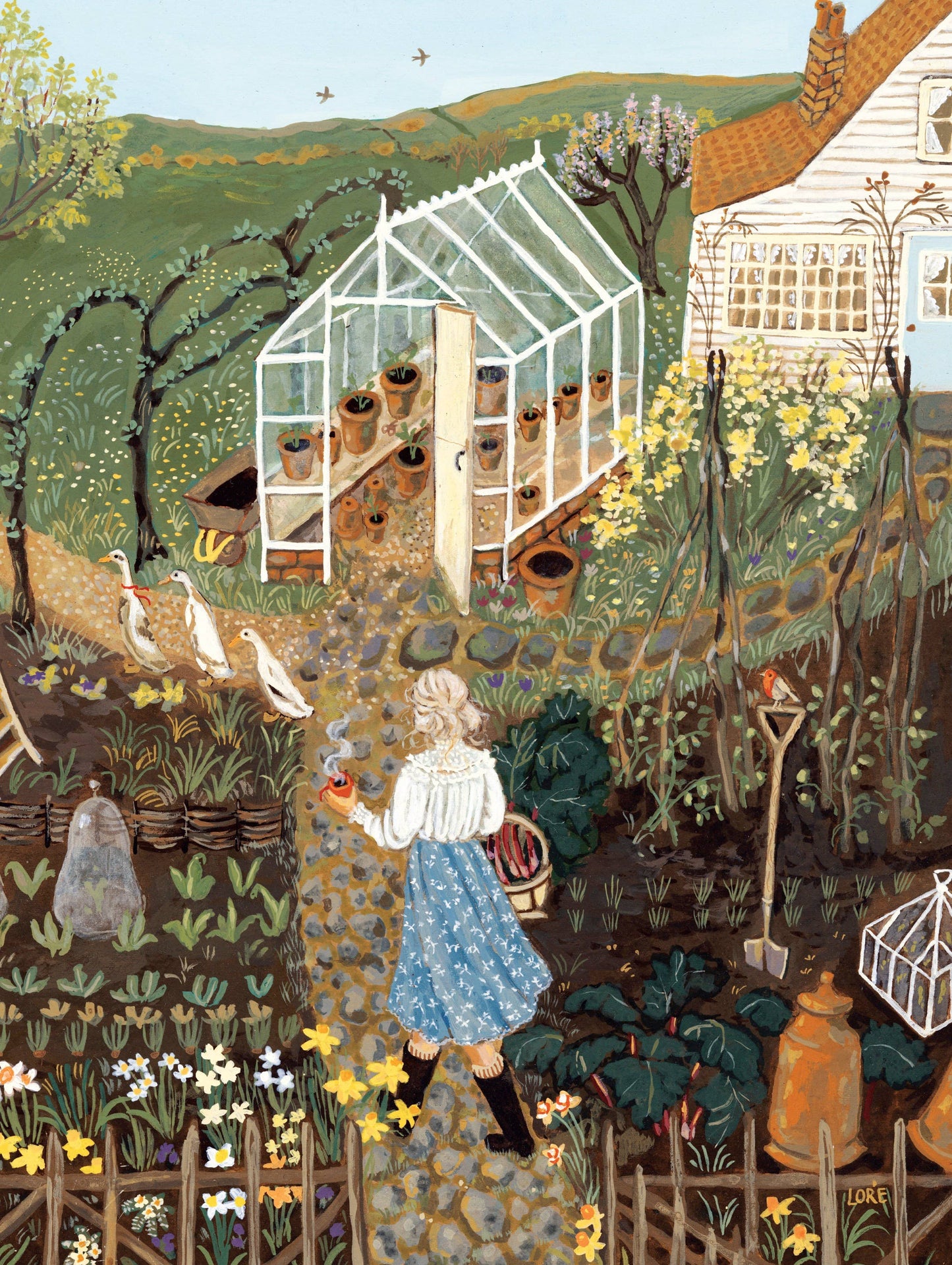 Lady of the Garden - 750 Piece Spring Jigsaw Puzzle