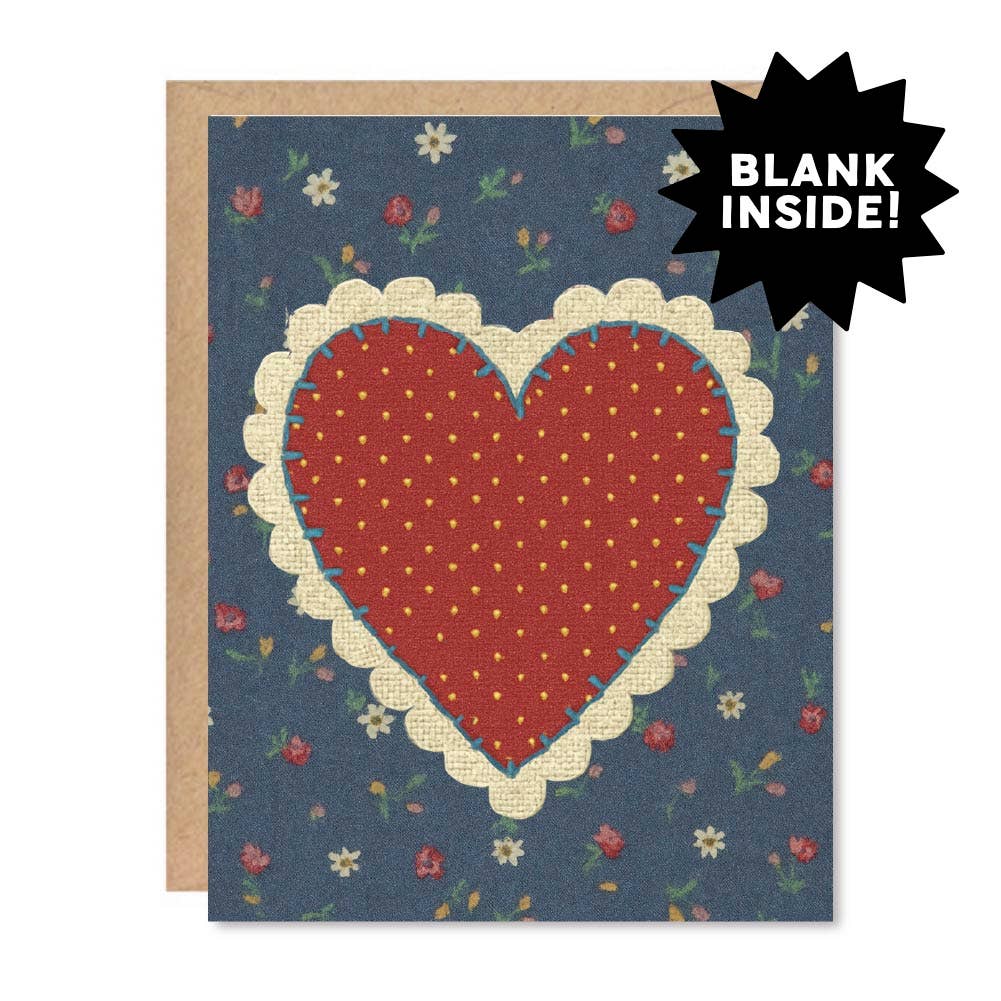 Greeting Card - Heart Doily