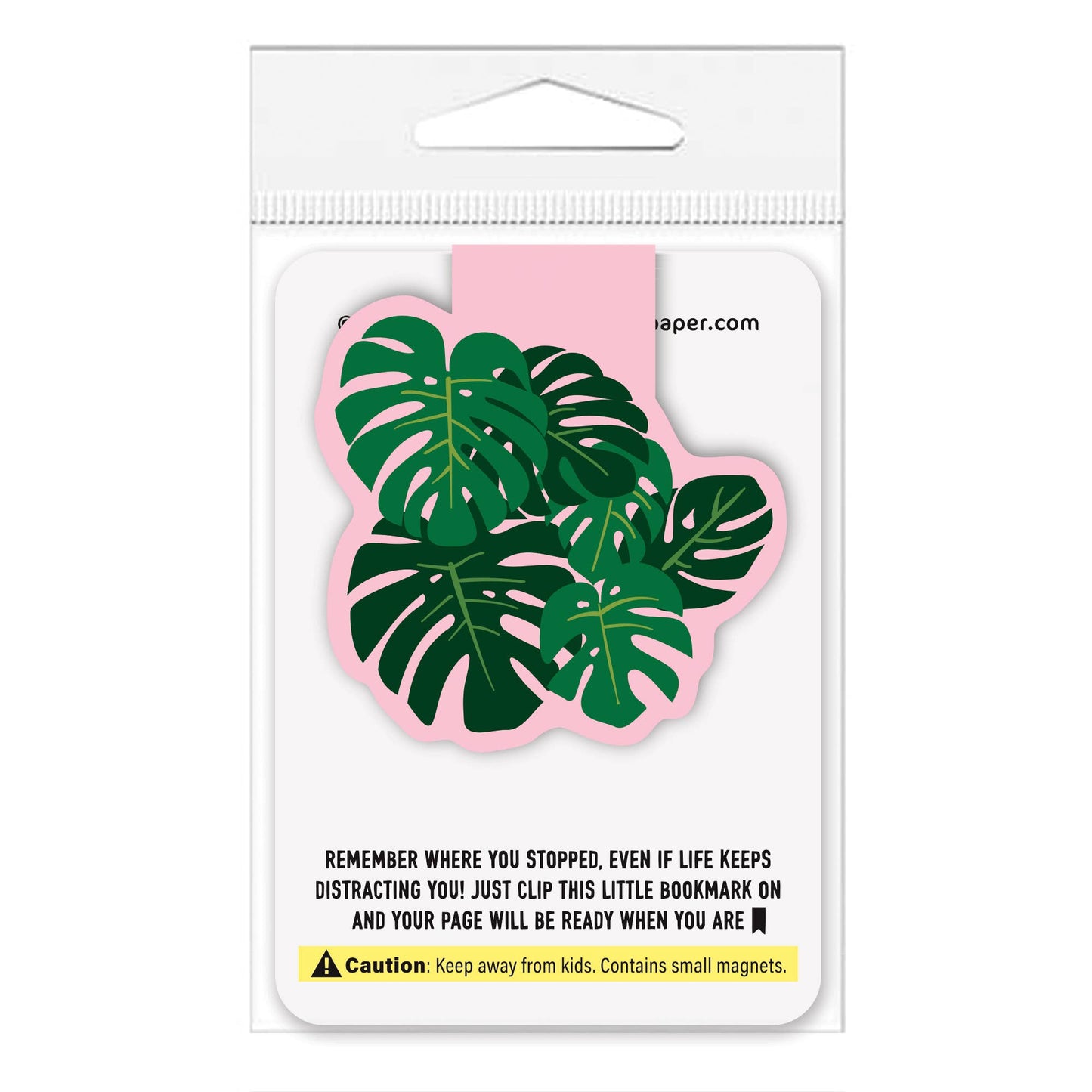 Magnetic Bookmark | Monstera Plant