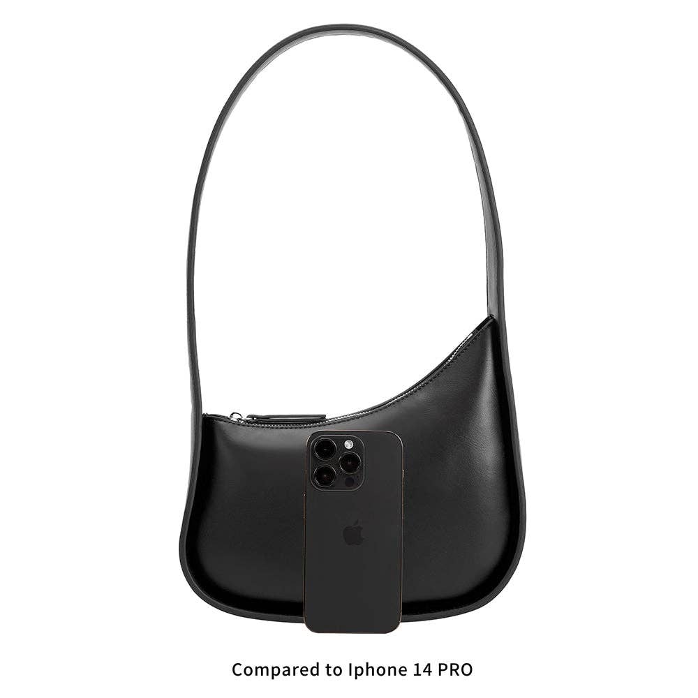 Willow Espresso Recycled Vegan Shoulder Bag