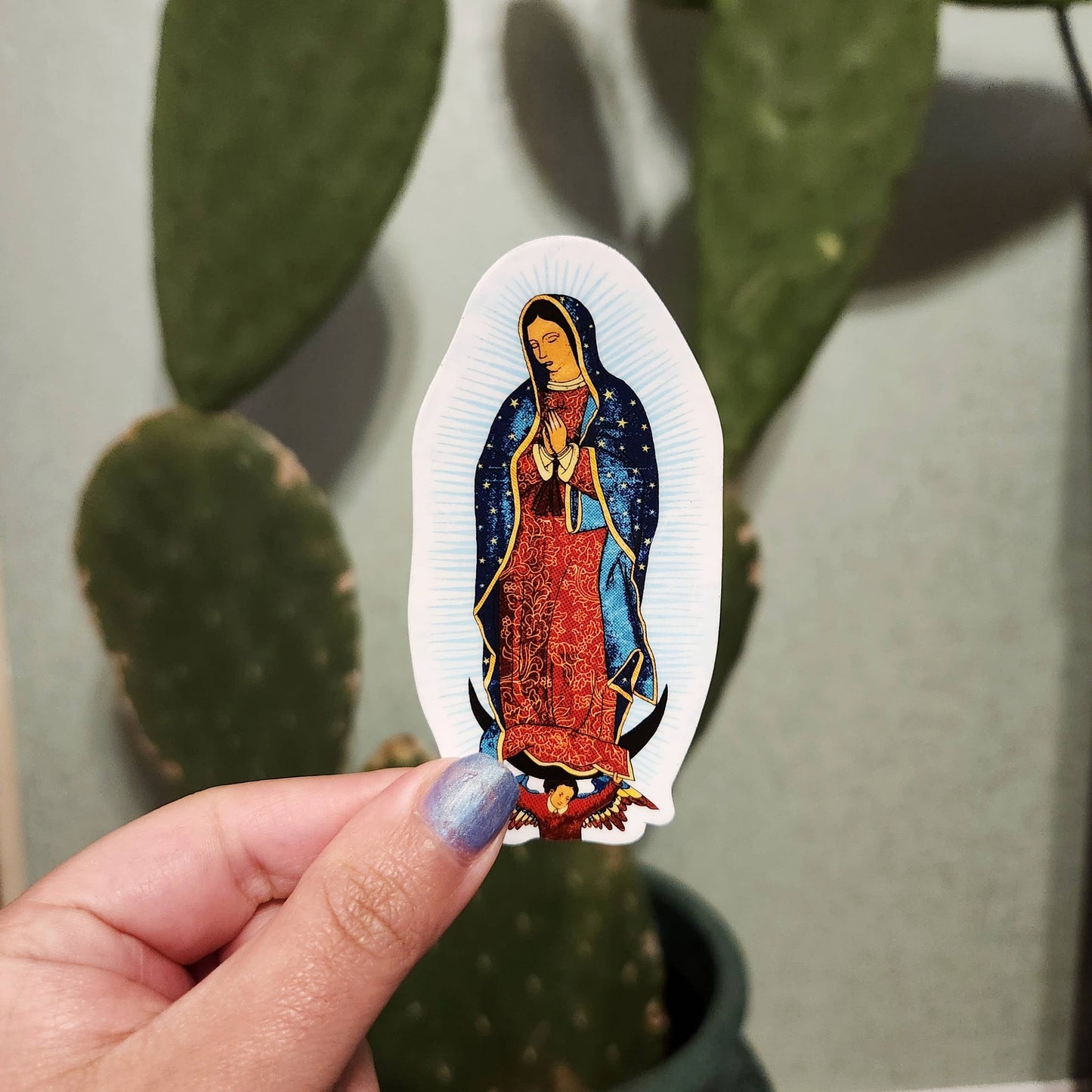 Virgen De Guadalupe Mexican Vinyl Sticker