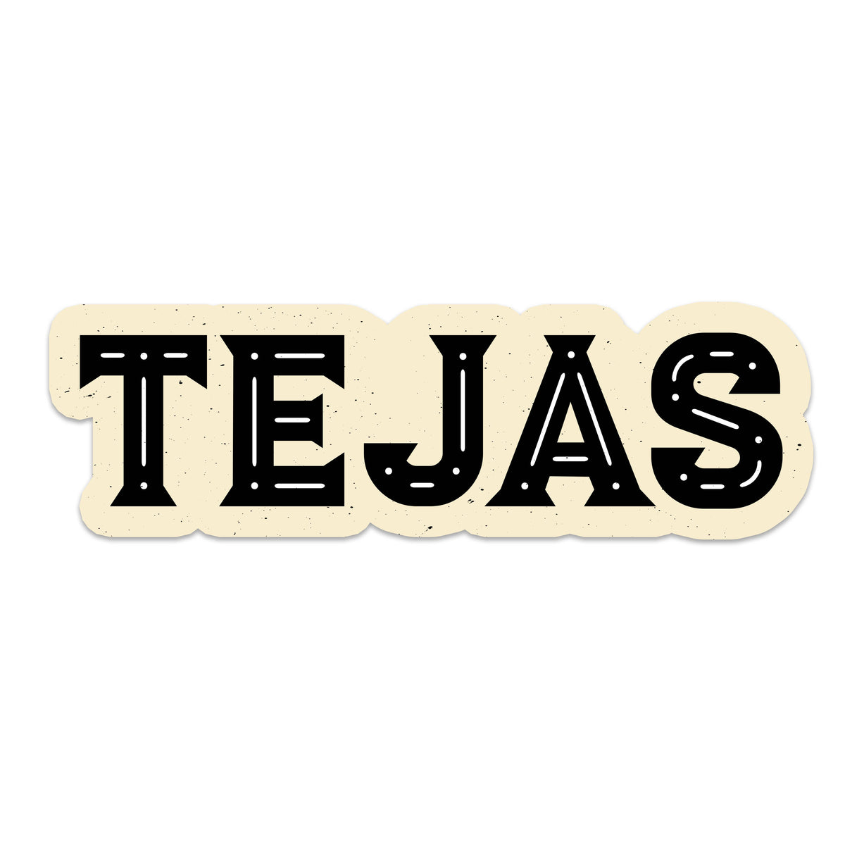 Texas "Tejas" Western Vinyl Sticker