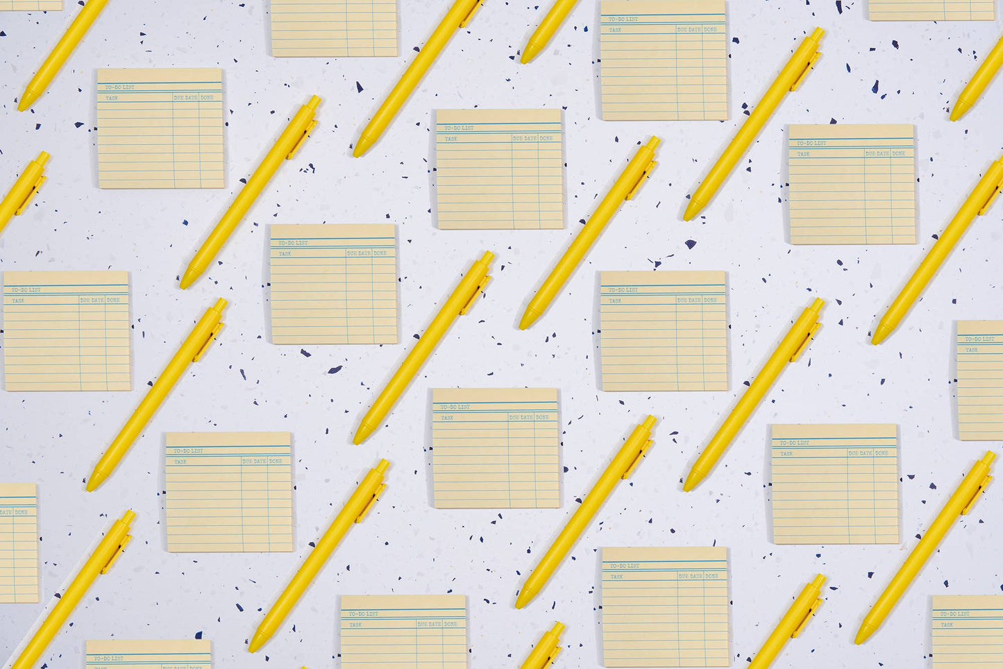 Library Card Post-It Sticky Notes - Yellow