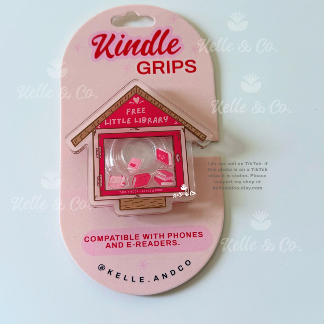 Little Library Shaker MagSafe Kindle Grip | Kindle case grip
