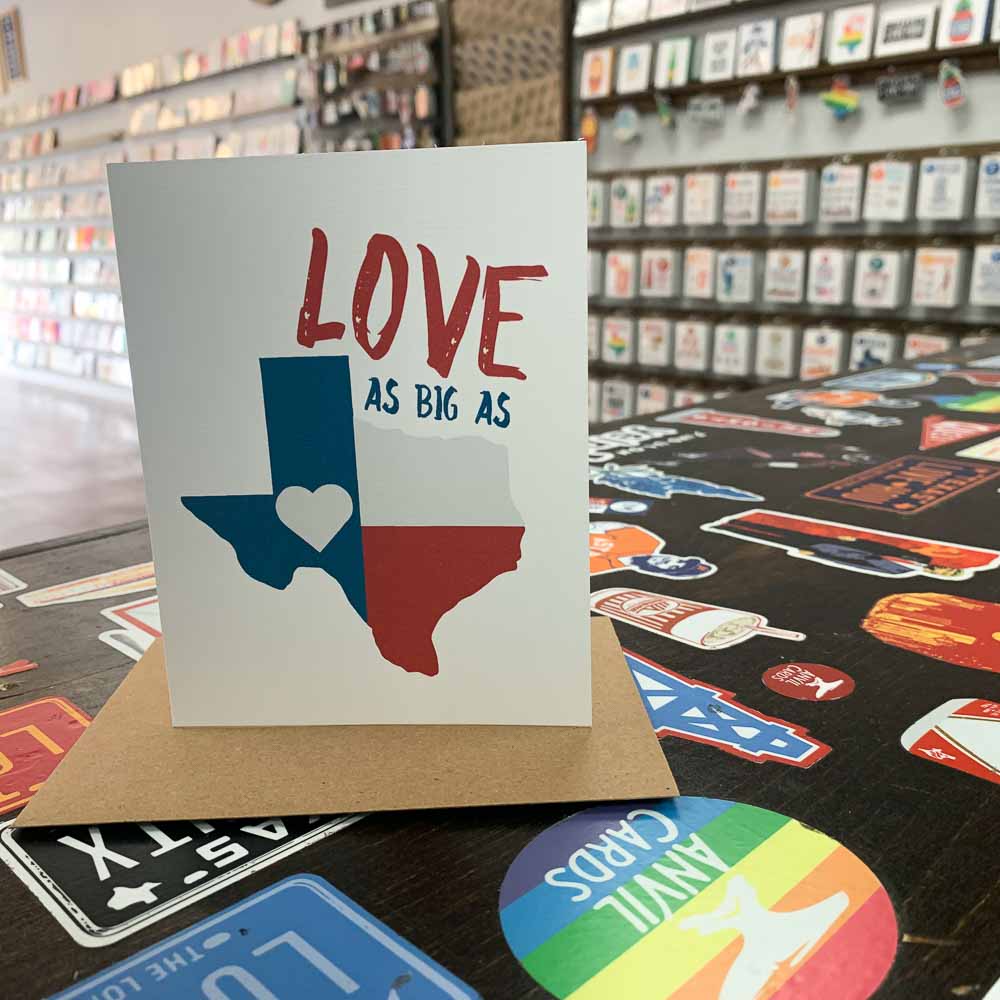 Love as Big as Texas Card