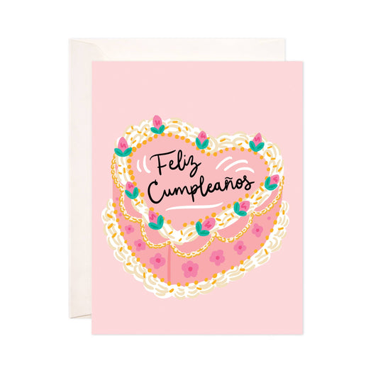 Vintage Cumpleaños Greeting Card - Spanish Birthday Card