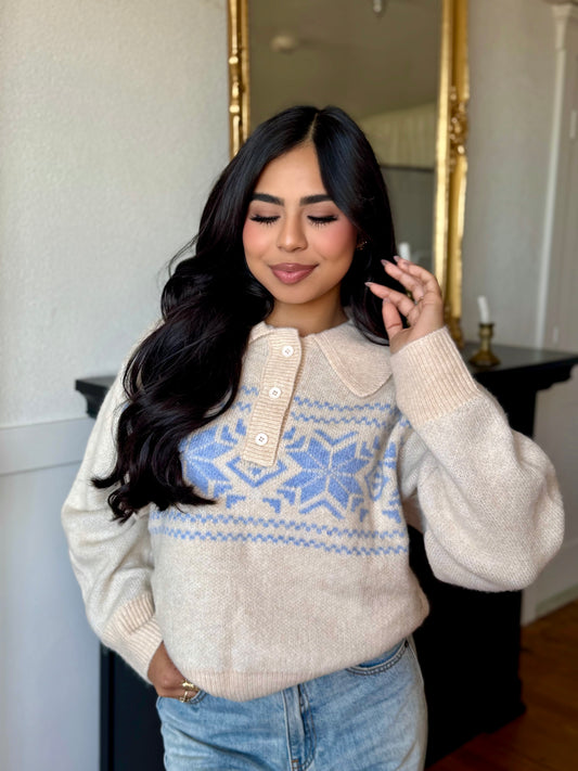 Winter breeze button up