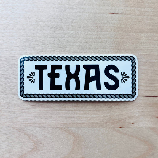 Texas Sticker Western Sticker Rope Sticker Waterproof