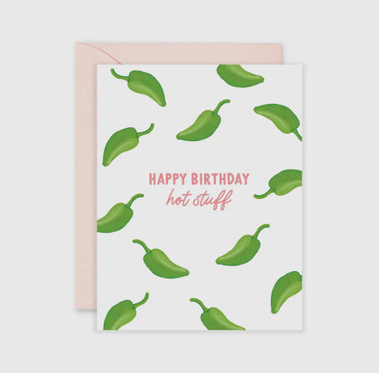 hot stuff birthday card