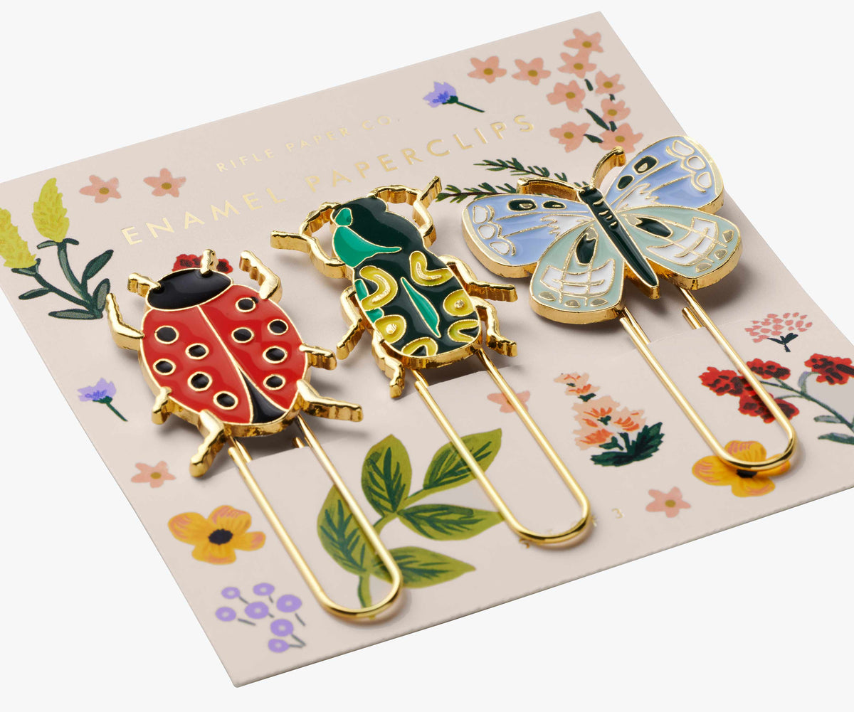Curio Enamel Paper Clip Set