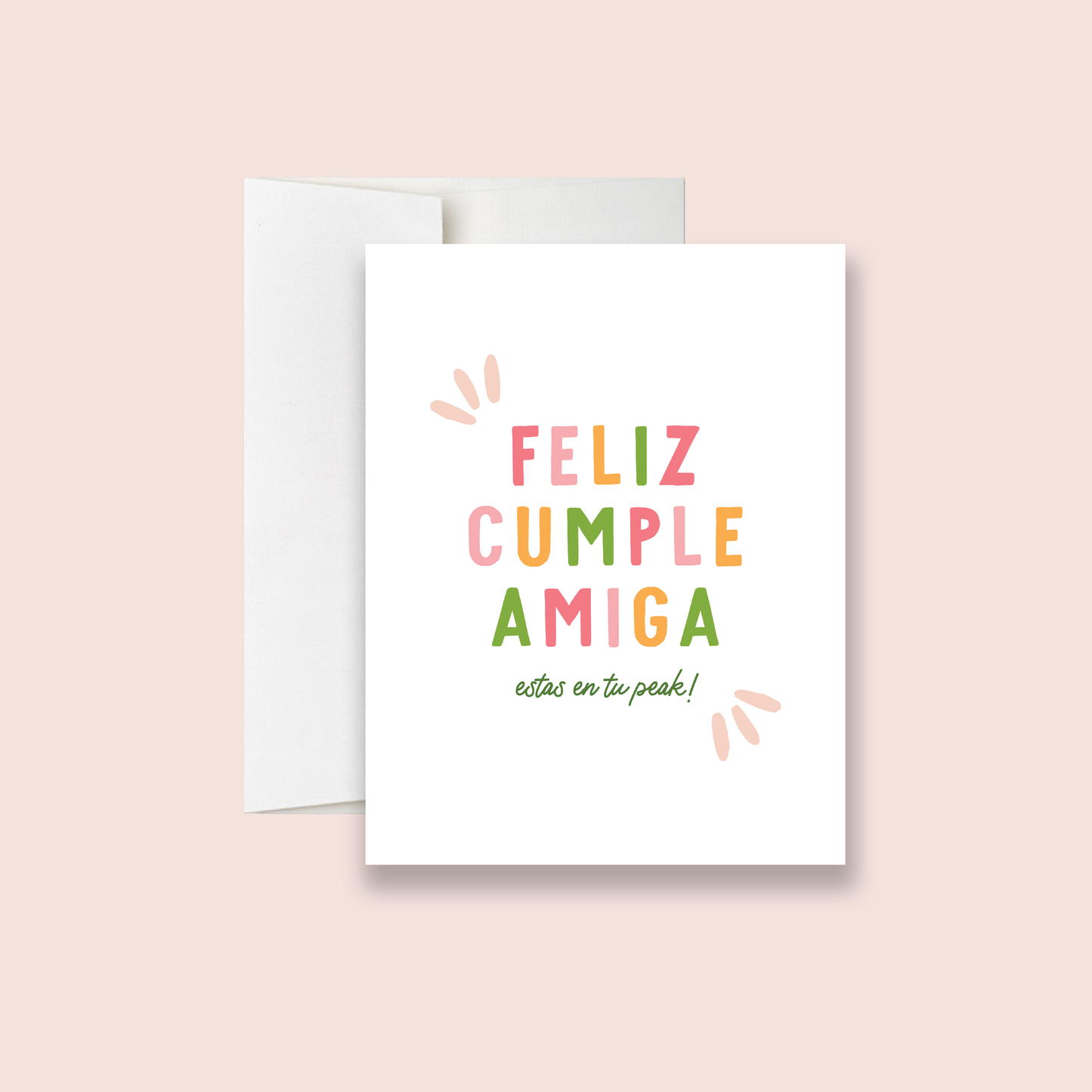 Feliz Cumple Amiga - Spanish Card & Friendship Card
