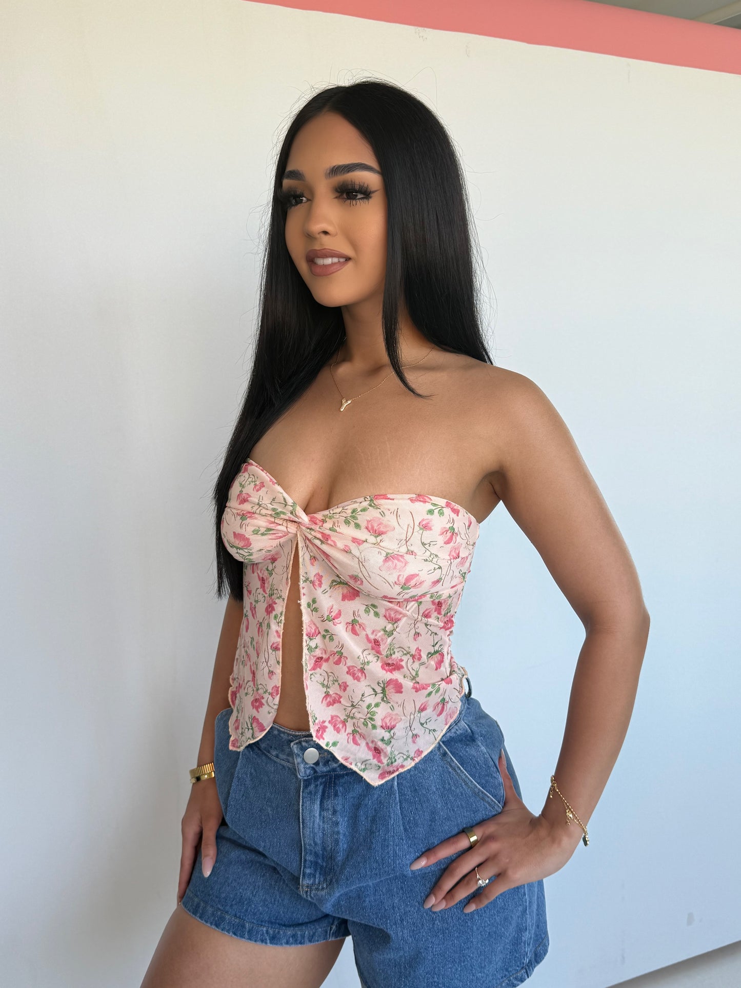 Peachy summer top