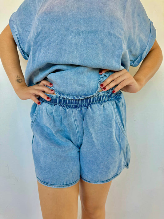 Debi denim shorts