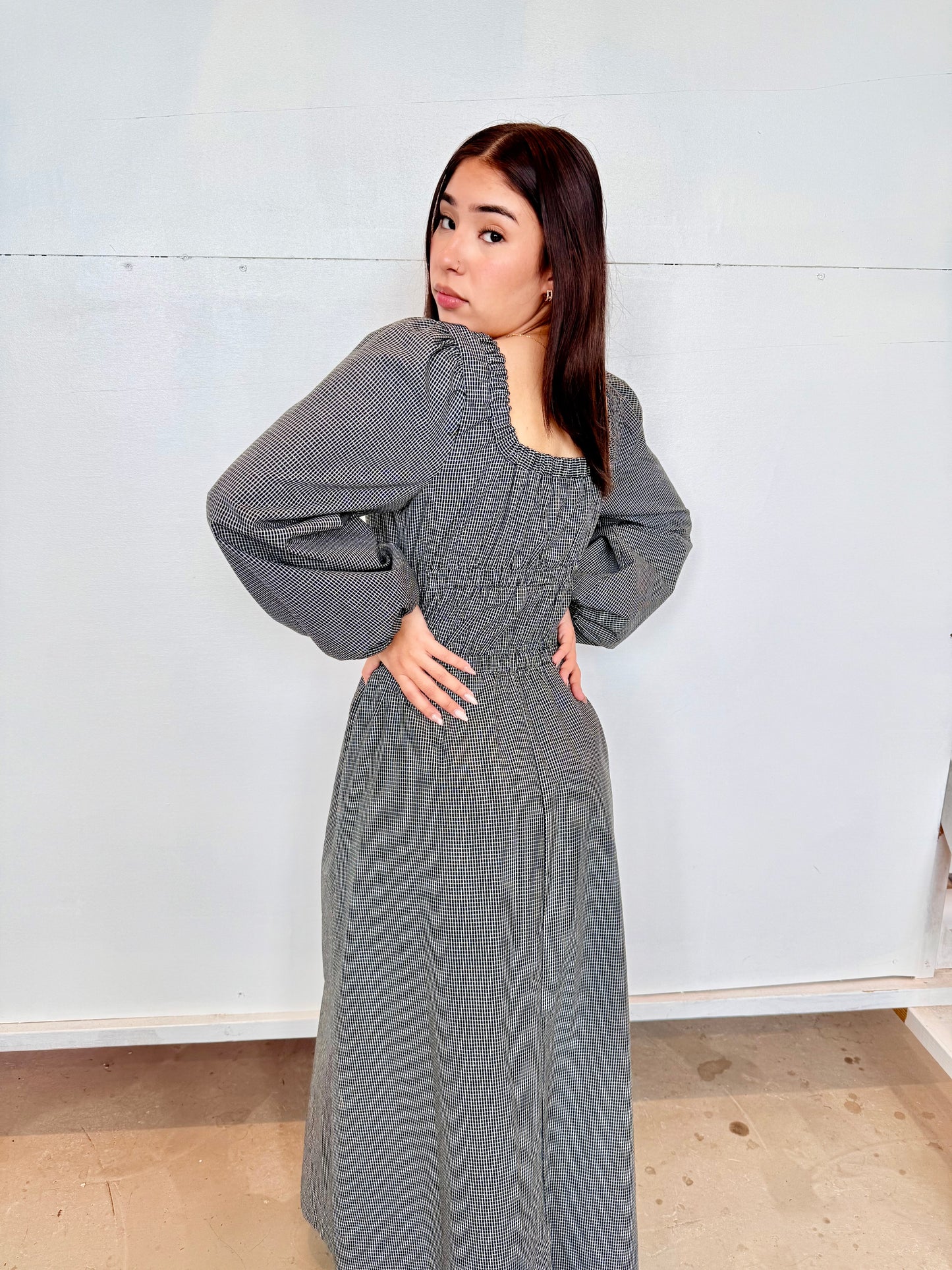 Ivy black maxi dress