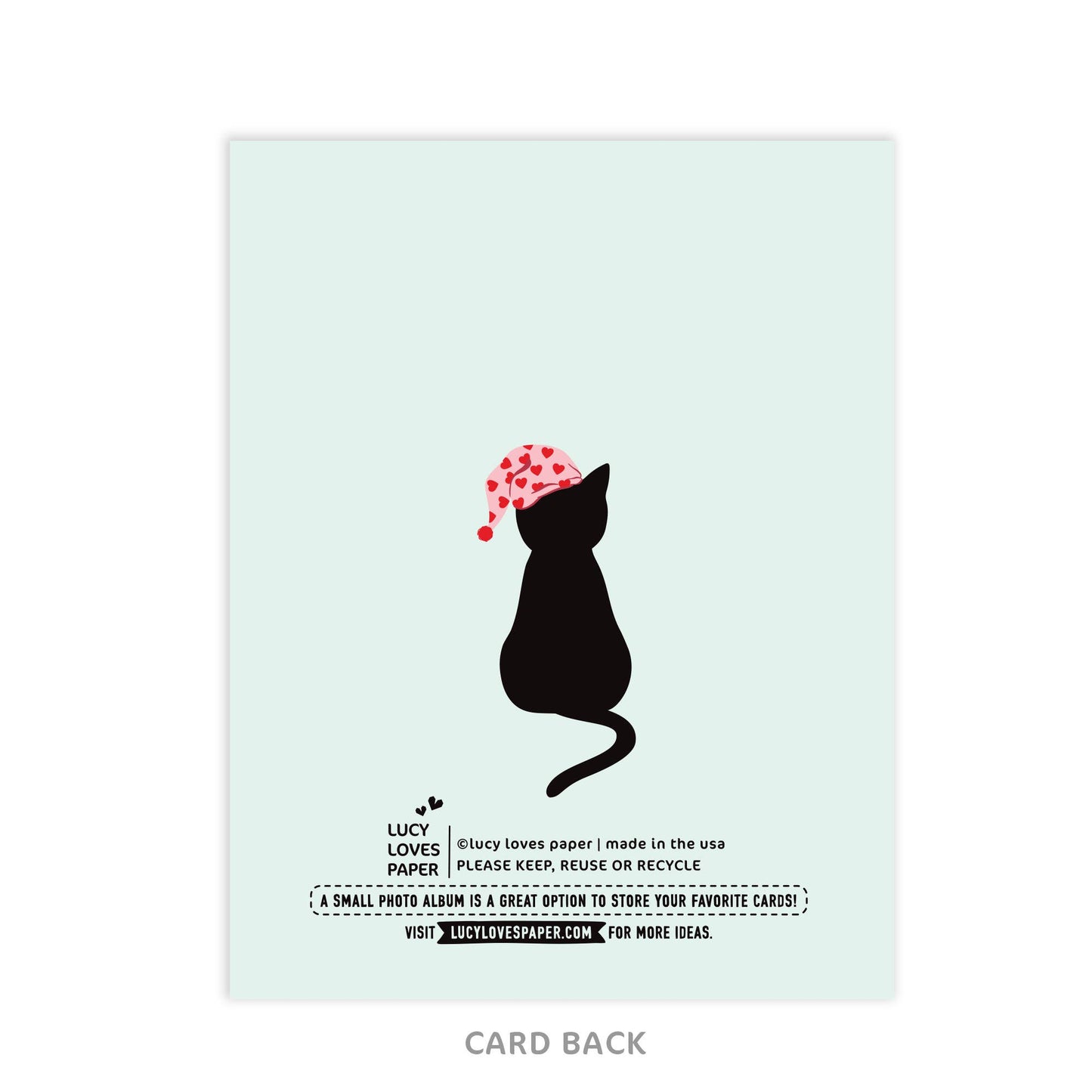 Purrfect Valentine | Cat Valentine's Day Card