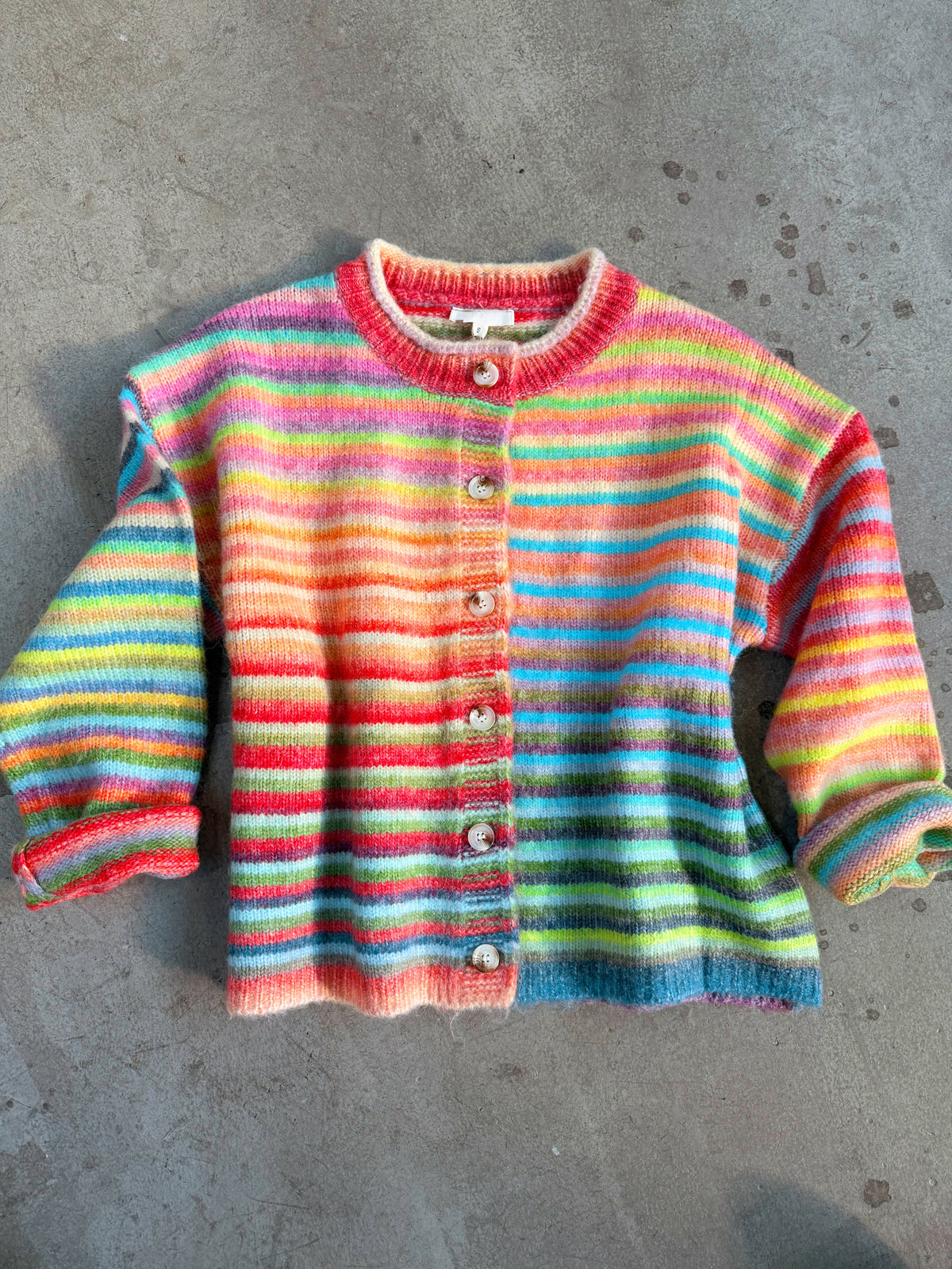 rainbow cardigan