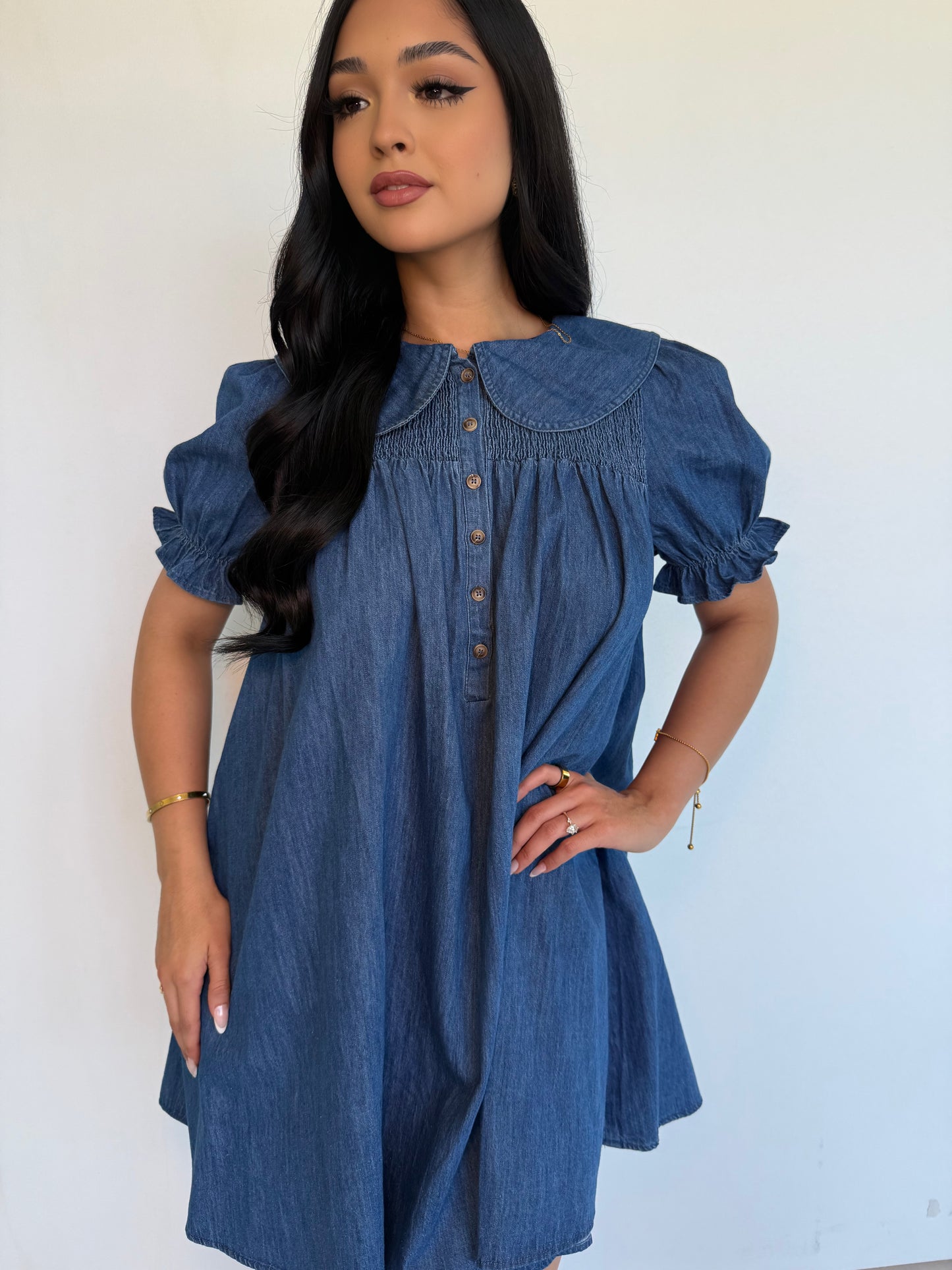 Live without you collar dress