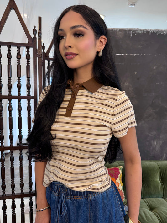 Jane collar top