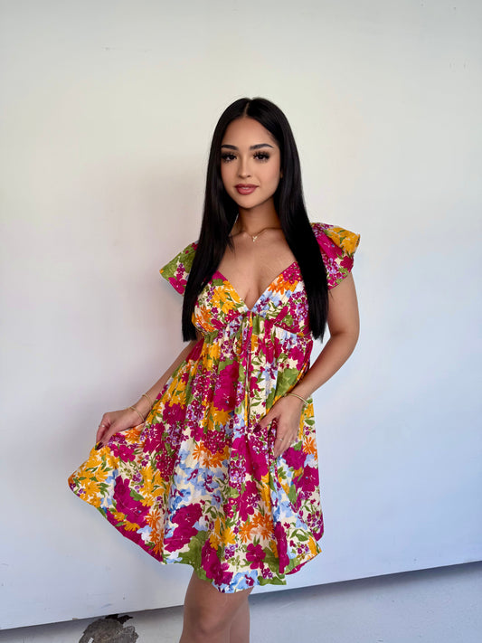 Garden flower dress
