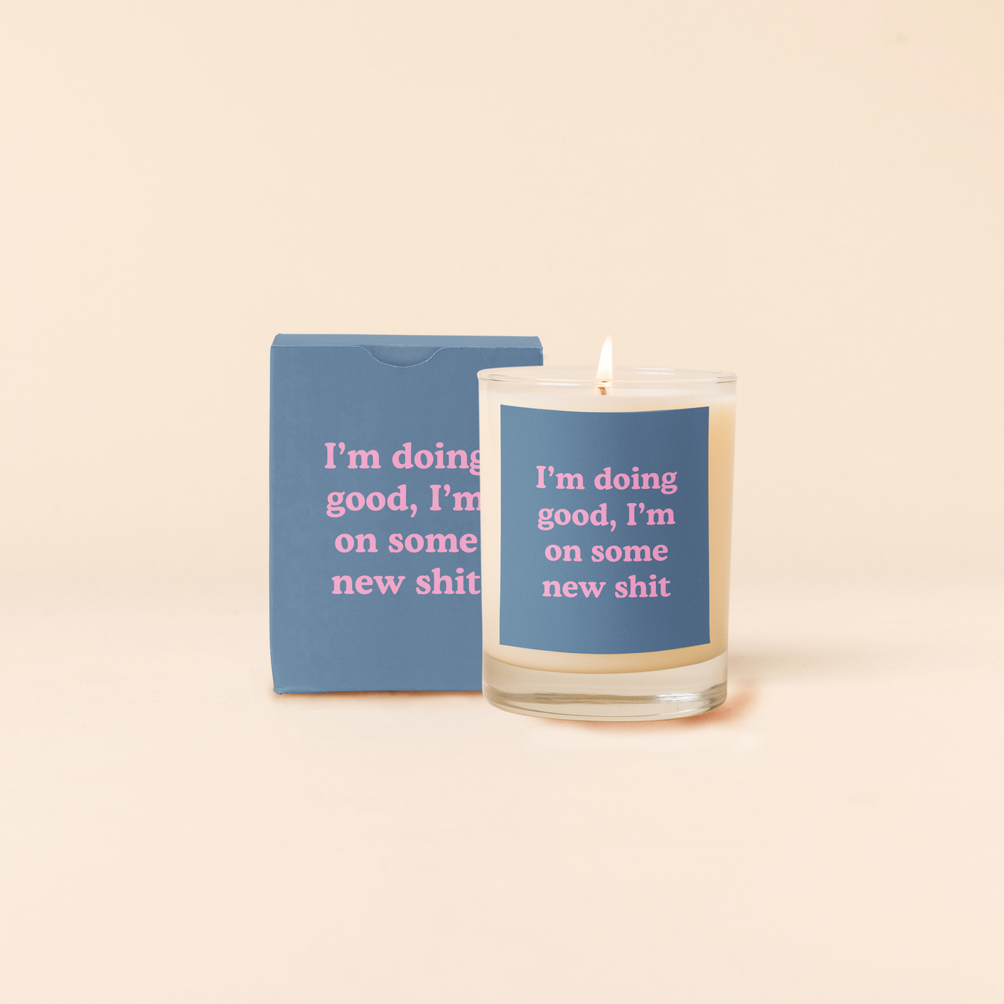 NEW! Candle Rocks Glass - Yippie