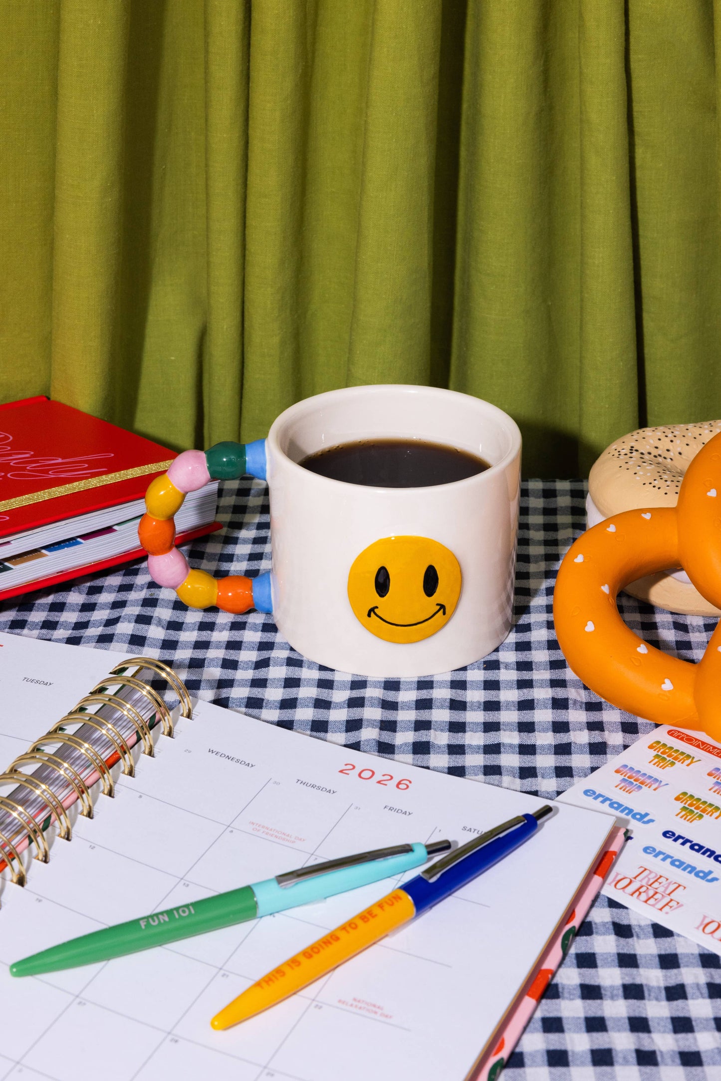 Novelty Ceramic Mug, Smiley Face