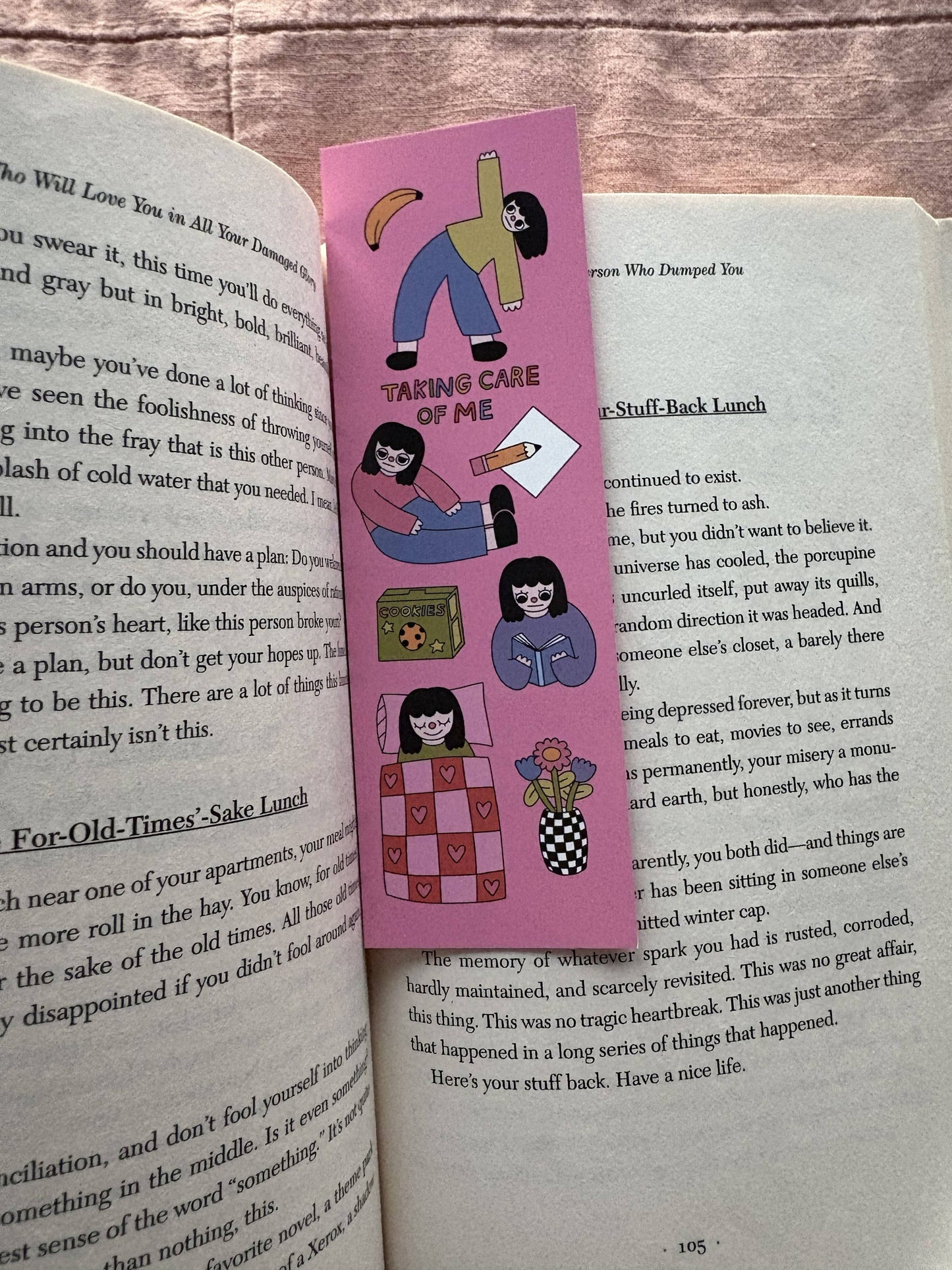 Taking Care of Me Bookmark