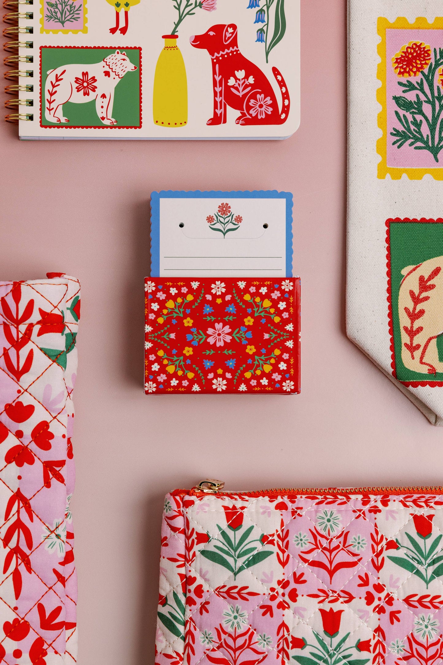 Take Note Tab Notes, Folk Floral