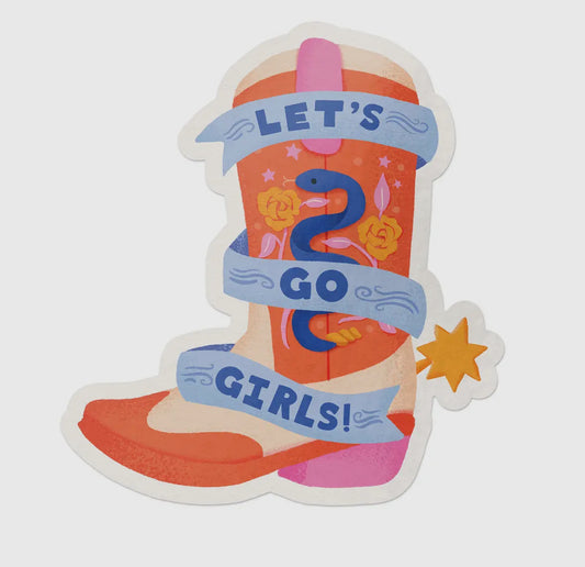 lets go girls sticker