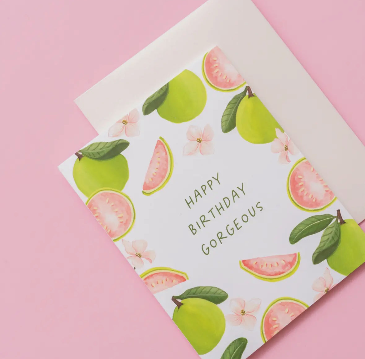 gorgeos guava birthday card