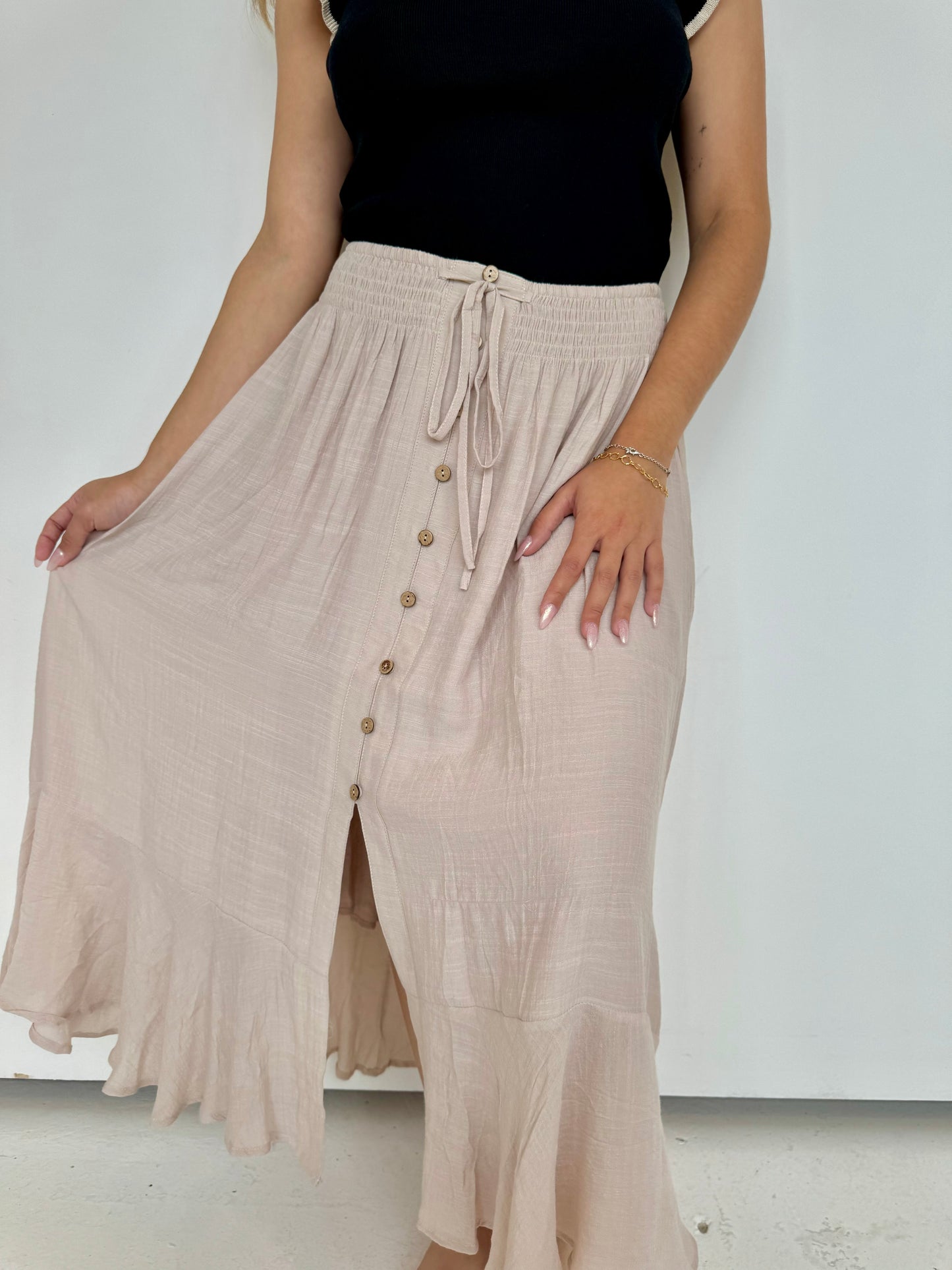 madalyn champagne skirt